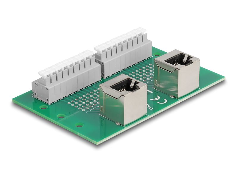 Delock-RJ45-2-prese-su-2-morsettiere-con-pulsante-per-filettatura-guida-DIN