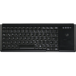 Cherry Industry 4.0 Compact Ultraflat Trackball Keyboard - Corded - QWERTY - Black