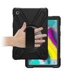 ESTUFF ES681847-BULK custodia per tablet 267 cm 10.5 Cover Nero (AUSTIN Defender Case Samsung - Galaxy Tab S5e with hand