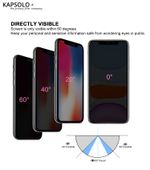 KAPSOLO-Privacy-VETRO-temperato-iPhone-11-Pro-Max-XS-MAX-Sreen-Protection-Proteggi-schermo-trasparente-Apple