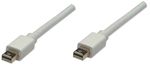 Manhattan-324557-cavo-DisplayPort-1-m-Mini-DisplayPort-Bianco--MINI-DISPLAYPORT-CABLE-1M----4K-60HZ-MALE-MALE-WHITE-POLY