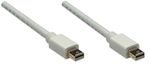 Manhattan-324557-cavo-DisplayPort-1-m-Mini-DisplayPort-Bianco--MINI-DISPLAYPORT-CABLE-1M----4K-60HZ-MALE-MALE-WHITE-POLY