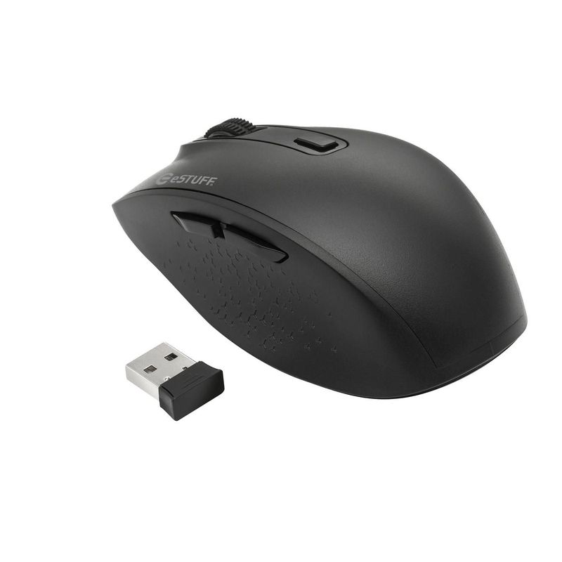 eSTUFF-GLB214002-mouse-Mano-destra-RF-senza-fili--Bluetooth-IR-LED-1800-DPI--G305-Wireless-Bluetooth-Dual---mouse---Warr