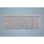 Cherry Industry 4.0 Compact Notebook Style Keyboard with NumPad - Corded - QWERTY - Light Grey