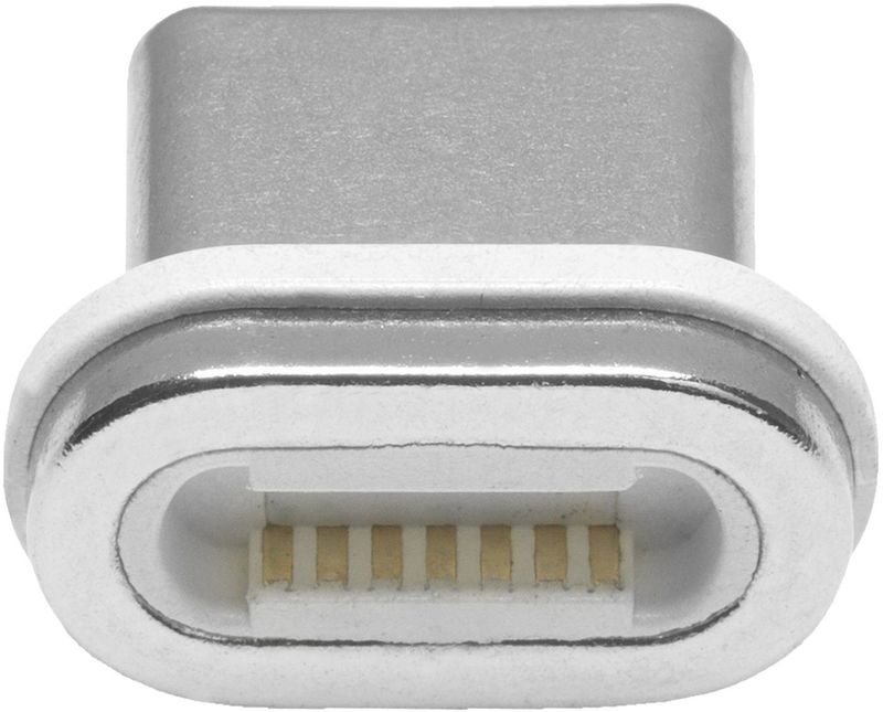 eSTUFF-ES604268-BULK-adattatore-per-inversione-del-genere-dei-cavi-USB-C-Grigio--4-pcs-Magnetic-USB-C-Tip-for---ES604260