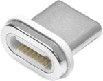 eSTUFF-ES604268-BULK-adattatore-per-inversione-del-genere-dei-cavi-USB-C-Grigio--4-pcs-Magnetic-USB-C-Tip-for---ES604260