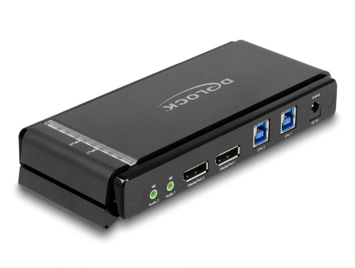 Delock-Switch-KVM-DisplayPort-1.4-8K-60-Hz-con-USB-5-Gbps-e-audio