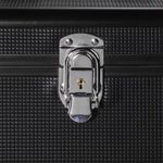 Hama-00181436-custodia-CD-DVD-Custodia-per-dischi-microscanalata-Nero--Hama-50-LP-Case-Up-to-50-LPs-Aluminium-Look-Locka