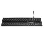 eSTUFF-GLB211102-tastiera-USB-QWERTY-Nordic-Nero--G220-USB-Keyboard-Nordic---Warranty-24M-