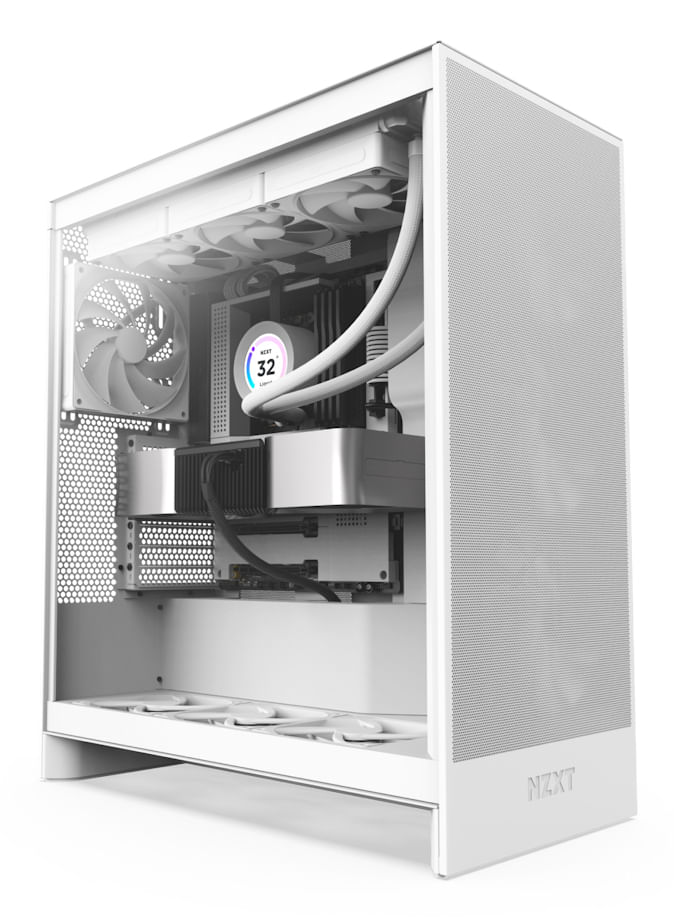 Case-per-PC-Midi-Tower-ATX-con-Finestra-Laterale-Bianco