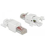 Delock Spina RJ45 Cat.6 UTP senza attrezzi 2 pezzi