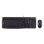 Logitech Desktop MK120 tastiera Mouse incluso Universale USB QWERTZ Tedesco Nero