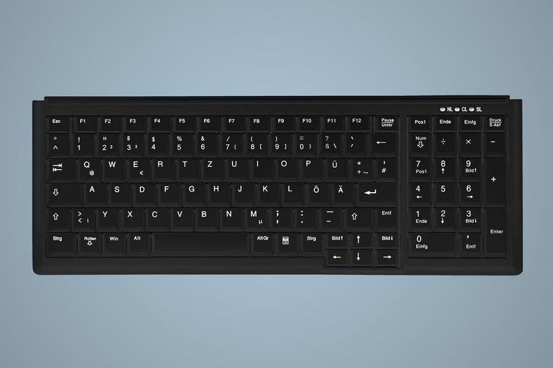 Industry-4.0-Compact-Notebook-Style-Keyboard-with-NumPad---Corded---QWERTY---Black