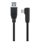 Microconnect USB3.1CA05A cavo USB 05 m USB 3.2 Gen 1 3.1 Gen 1 USB A USB C Nero (USB-C to USB3.0 A Cable 0.5m - Black fo