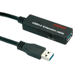 ROLINE 12.04.1072 cavo USB USB 3.2 Gen 1 (3.1 Gen 1) 20 m USB A Nero