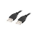 Lanberg CA-USBA-20CU-0010-BK USB Kabel 1 m USB 2.0 Schwarz (CA-USBA-20CU-0010-BK)