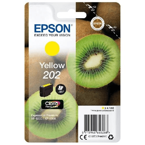 Epson-Kiwi-Singlepack-Yellow-202-Claria-Premium-Ink