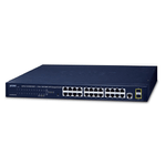 PLANET GS-4210-24T2S switch di rete Gestito L2 Gigabit Ethernet (10/100/1000) 1U Blu