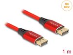 Delock-Cavo-DisplayPort-16K-60-Hz-1-m-rosso-in-metallo