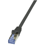 LogiLink Cat6a S/FTP, 3m cavo di rete Nero S/FTP (S-STP)