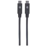 Manhattan-355223-cavo-USB-1-m-USB-3.2-Gen-2-3.1-Gen-2-USB-C-Nero--USB-C-to-USB-C-Cable-1m-Male-to-Male-Black-10-Gbps-USB