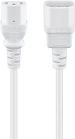 Goobay-97585-cavo-di-alimentazione-Bianco-3-m-Accoppiatore-C14-Accoppiatore-C13--Goobay-Power-Cable-C14-to-C13.-White.-3