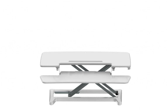 BakkerElkhuizen-Adjustable-Sit-Stand-Desk-Riser-2-Bianco-Scrivania