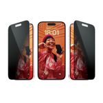 PanzerGlass Privacy Pellicola in Vetro Temperato iPhone 15 Pro | Ultra-Wide Fit con applicatore incluso