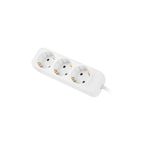 Lanberg PS0-03F-0150-W prolunghe e multiple 1,5 m 3 presa(e) AC Interno Bianco