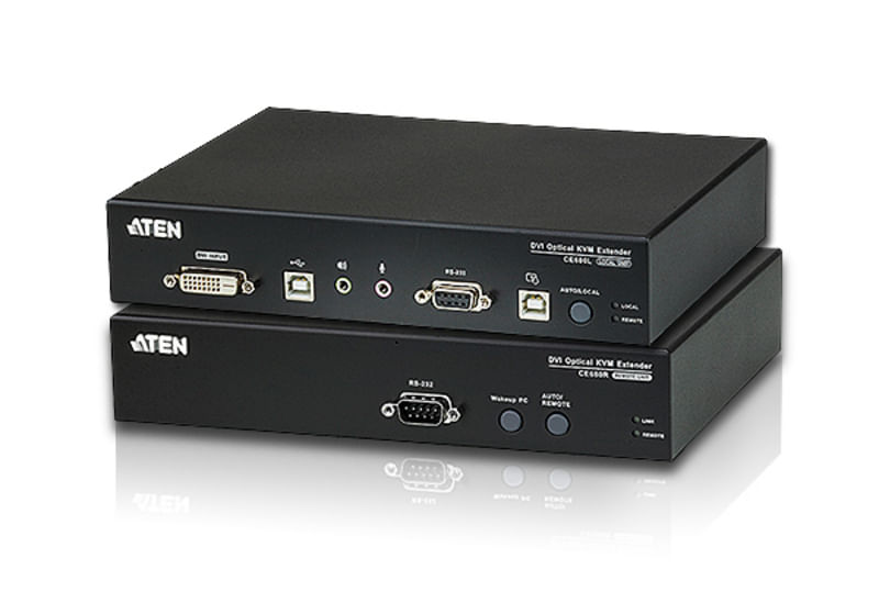 Aten-DVI-Optical-Fiber-KVM-Extender--20KM-