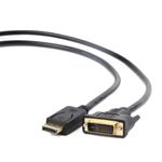 Cablexpert Gembird CC-DPM-DVIM-3M cavo e adattatore video DisplayPort DVI Nero