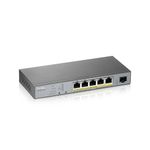 Zyxel-GS1350-6HP-EU0101F-switch-di-rete-Gestito-L2-Gigabit-Ethernet--10-100-1000--Supporto-Power-over-Ethernet--PoE--Gri