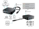 eSTUFF-GLB232003-replicatore-di-porte-e-docking-station-per-laptop-Cablato-USB-2.0-Type-C-Nero--Dual-2K-USB-C-Mini-Docki