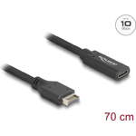 Delock USB 10Gbps Kabel Typ-E Key A 20 Pin ST> USB-C BU 0.7m - Kabel - Digital/Daten (85666)