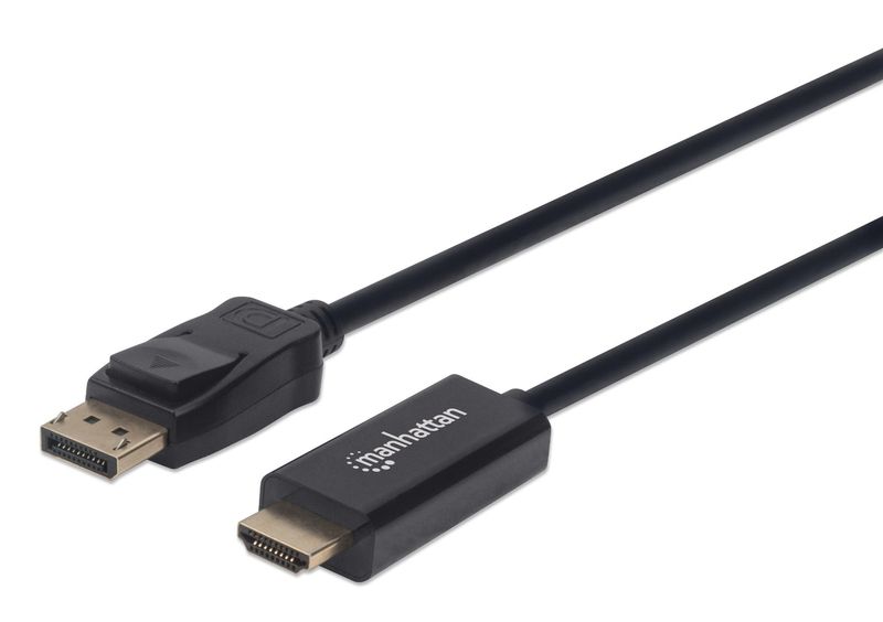 Manhattan-152679-cavo-e-adattatore-video-18-m-DisplayPort-HDMI-Nero--DisplayPort-1.1-to-HDMI-Cable-1080p60Hz-1.8m-Male-t