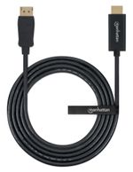 Manhattan-152679-cavo-e-adattatore-video-18-m-DisplayPort-HDMI-Nero--DisplayPort-1.1-to-HDMI-Cable-1080p60Hz-1.8m-Male-t