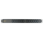 Vertiv EGVHVRN122-104C13UK-V unit  di distribuzione dell'energia PDU 12 presae AC Nero (Geist Rack PDU Basic 1U - input