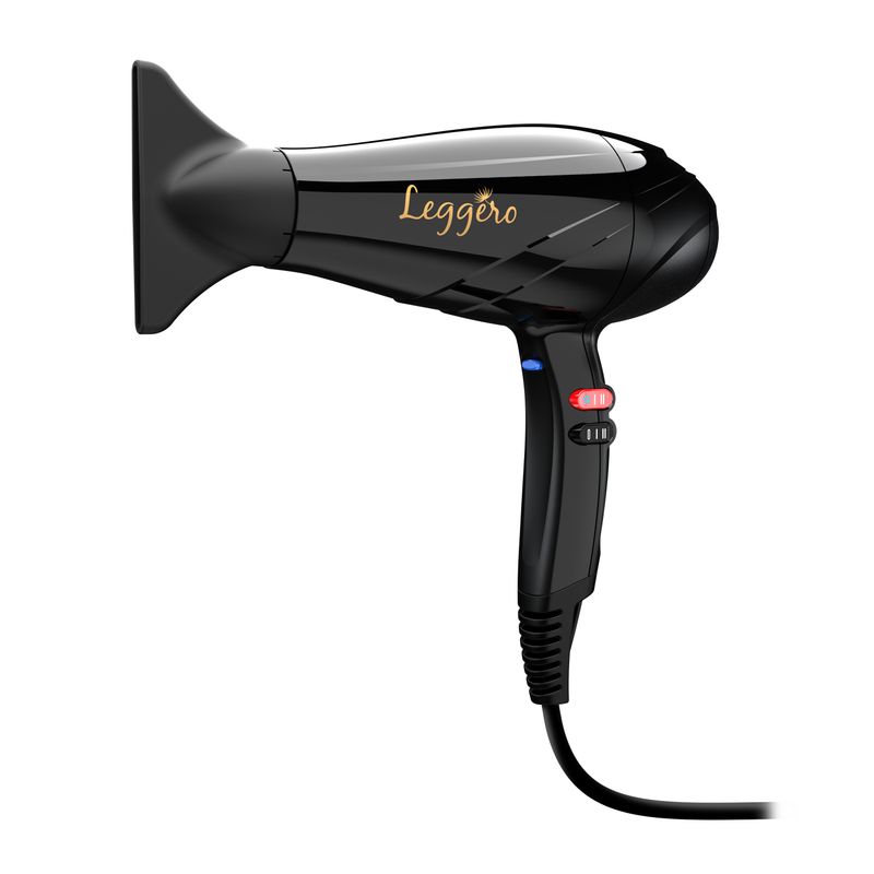 GA.MA-LEGGERO-asciuga-capelli-Nero-2100-W