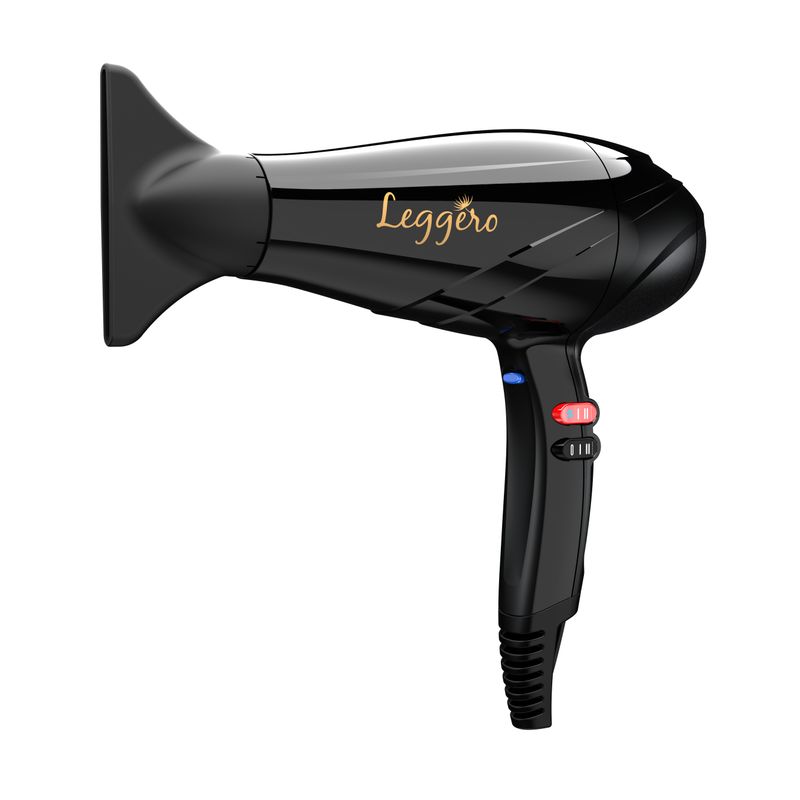 GA.MA-LEGGERO-asciuga-capelli-Nero-2100-W