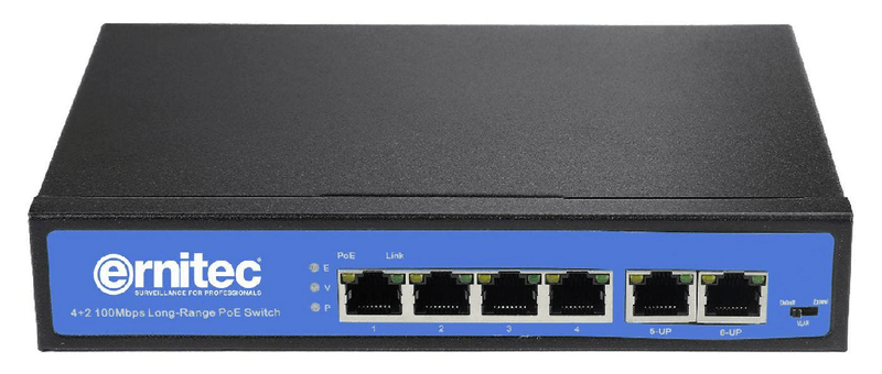 Ernitec-ELECTRA-U04-switch-di-rete-Non-gestito-Gigabit-Ethernet-10-100-1000-Supporto-Power-over-Ethernet-PoE-Nero-Blu--U