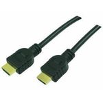 LogiLink HDMI, 15m cavo HDMI HDMI tipo A (Standard) Nero