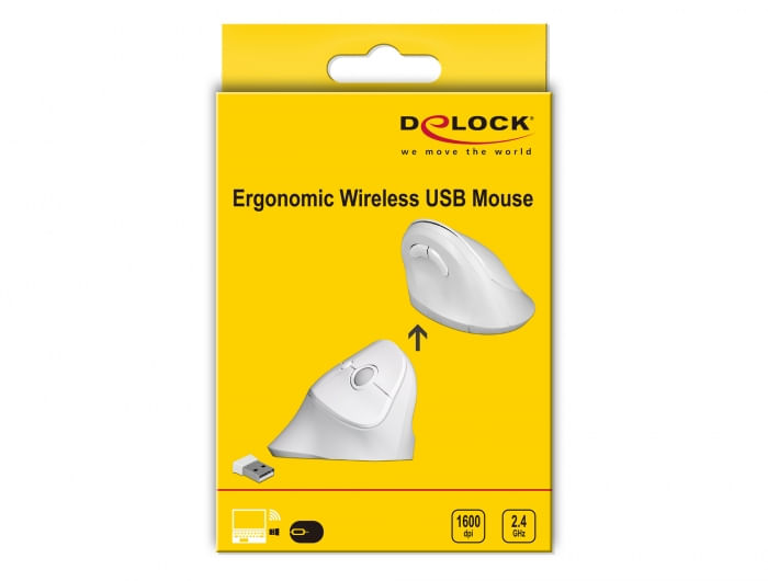 Delock-Mouse-USB-ergonomico-verticale---wireless-bianco