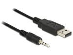 DeLock-Cavo-USB-TTL-maschio--25-mm-jack-stereo-a-3-pin-maschio-18-m--33-V----Adattatore-seriale---USB---Seriale--83789-