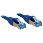 Lindy 5m Cat.6A S/FTP cavo di rete Blu Cat6a S/FTP S-STP (5M Cat.6A S/Ftp Networking - Cable Blue Cat6A S/Ftp - S-Stp -