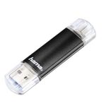 Hama Laeta Twin, 32GB unità flash USB USB Type-A / Micro-USB 3.2 Gen 1 (3.1 Gen 1) Nero