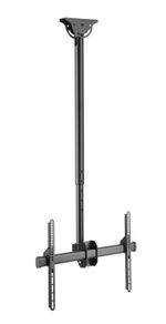 Vivolink-VLMC3770L-Supporto-per-display-espositivi-1778-cm-70-Nero--Telescopic-Full-Motion---Monitor-Ceiling-Mount-Large