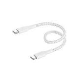 Belkin BOOSTCHARGE GEFLOCHTENES USB-C - BRAIDED CABLE WHITE 0.15M WHITE