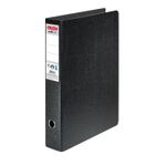 Cartella-Herlitz-dorso-larghezza-75-cm-DIN-A3-verticale-cartoncino-marmorizzato-nero