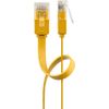 Wentronic-goobay---Patch-Kabel---RJ-45--M--bis-RJ-45--M----15m---UTP---CAT-6---geformt-flach---Gelb--96408-