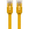 Wentronic-goobay---Patch-Kabel---RJ-45--M--bis-RJ-45--M----15m---UTP---CAT-6---geformt-flach---Gelb--96408-